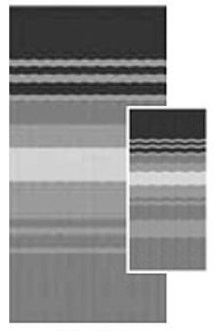 Carefree JU178D00 RV Awning Vinyl Fabric 16'-2" - Black/Gray Dune Stripe With White Weatherguard