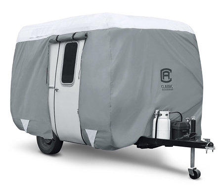 Classic Accessories 80-295-153101-RT PolyPro 3 Molded Fiberglass Camping Trailer Cover - 10'-13'