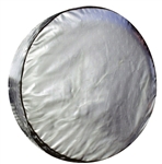 ADCO Silver Diamond Plated Spare Tire Cover C - 31-1/4"