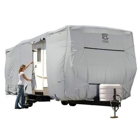 Classic Accessories 80-134-141001-00 PermaPRO Travel Trailer Cover - Model 1 - Up To 20'