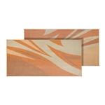 Faulkner Reversible RV Patio Mat - Tan & Gold Summer Waves Design - 8' x 20'