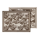 Faulkner Reversible RV Patio Mat - Brown & Tan Sahara Design - 9' x 12'