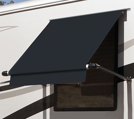 Carefree WG0454E4EB Simply Shade RV Window Awning - 4.5' - Black