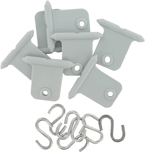 Valterra A77040 RV Awning Hangers - Gray - Set of 6