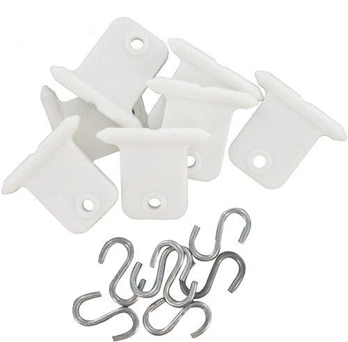 Valterra A77045 RV Awning Hangers - White - Set of 6