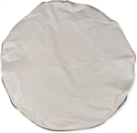 Camco 45355 Vinyl Spare Tire Cover - Colonial White - 28"