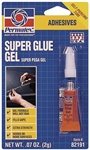 Permatex 82191 Adhesive Super Glue Gel -  2 Gram Tube