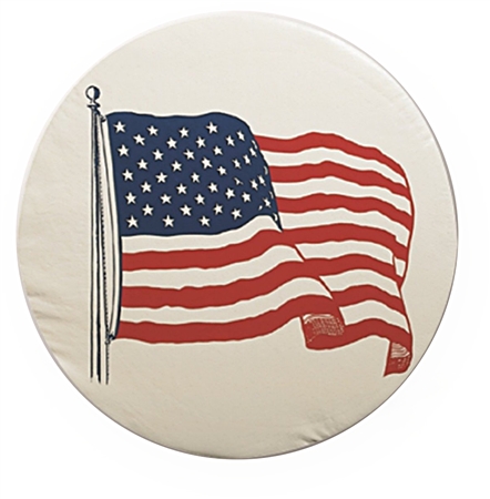 ADCO 1784 Size E Spare Tire Cover - US Flag - 29-3/4"