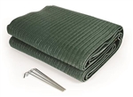 Camco 42880 Reversible Awning Leisure Mat - Green - 9' x 6'