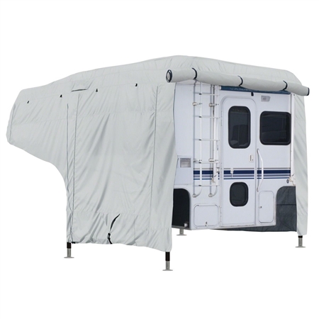 Classic Accessories 80-258-141001-00 Gray PermaPro Heavy Duty Camper Cover - Model 1 - 8'-10'