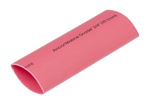 Ancor 306648 Marine Grade Heat Shrink Tubing, 3/4" Diameter x 48" - Red