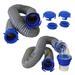 Duraflex 22004 Gator 21 Mil Polypropylene Sewer Hose Kit, 20 Ft