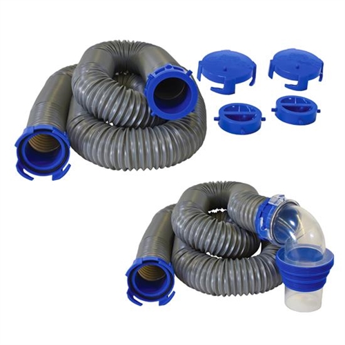 Duraflex 22007 Gator 21 Mil Polypropylene Sewer Hose Kit, 30 Ft