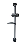 Dura Faucet  Shower Head Slide Bar, Black