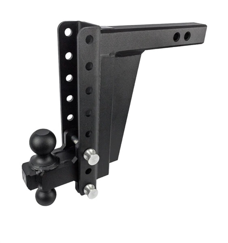 Bulletproof Hitches ED2010 Adjustable 2-Ball Mount For 2" Receiver, 10" Drop/Rise, 30,000 Lbs