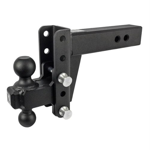 Bulletproof Hitches ED254 Adjustable 2-Ball Mount For 2.5" Receiver, 4" Drop/Rise, 36,000 Lbs