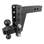 Bulletproof Hitches ED256 Adjustable 2-Ball Mount For 2.5" Receiver, 6" Drop/Rise, 36,000 Lbs