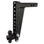 Bulletproof Hitches Adjustable 2-Ball Mount For 2" Receiver, 16" Drop/Rise, 22,000 Lbs