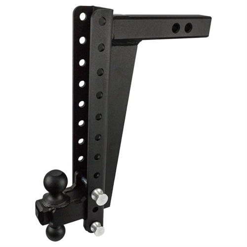 Bulletproof Hitches HD2016 Adjustable 2-Ball Mount For 2" Receiver, 16" Drop/Rise, 22,000 Lbs