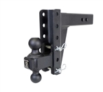 Bulletproof Hitches HD256 Adjustable 2-Ball Mount For 2-1/2" Receiver, 6" Drop/Rise, 22,000 Lbs