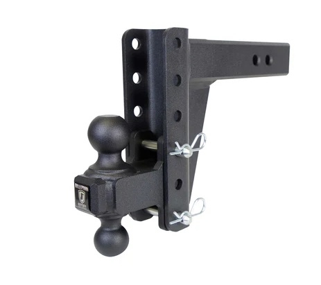 Bulletproof Hitches HD256 Adjustable 2-Ball Mount For 2-1/2" Receiver, 6" Drop/Rise, 22,000 Lbs