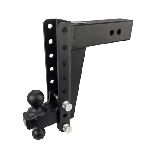 Bulletproof Hitches HD3010 Adjustable 2-Ball Mount For 3" Receiver, 10" Drop/Rise, 22,000 Lbs