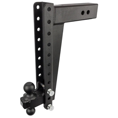 Bulletproof Hitches HD3016 Adjustable 2-Ball Mount For 3" Receiver, 16" Drop/Rise, 22,000 Lbs