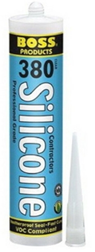 Accumetric 02142AM10 BOSS 380 General Construction Silicone Caulk Sealant - Almond - 10.3 Oz