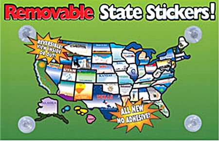 State Sticker State Stickers and Map