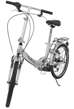 Faulkner 82085 6-Speed Folding Pedal Bike - 20" Rim