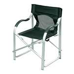 Faulkner 43948 Aluminum Directors Chair - Black