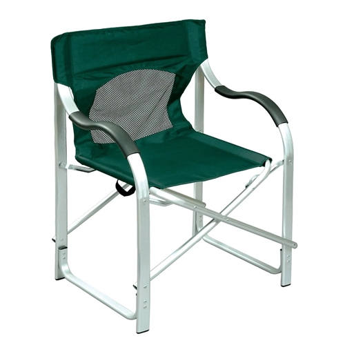 Faulkner 43946 Aluminum Directors Chair - Green