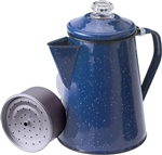 GSI Outdoors Camping Percolator Coffee Maker - 8 Cup, Blue        