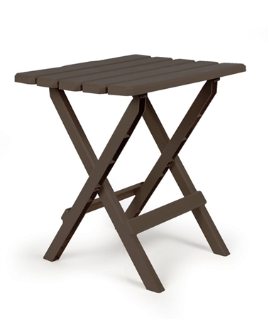 Camco 51886 Large Folding Side Table - Brown