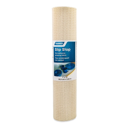 Camco 43277 Slip Stop Shelf Mat - Cream - 12' L x 1' W