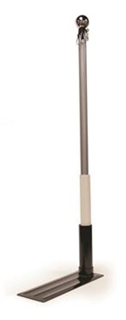 Camco16' Telescoping Fiberglass Flagpole W/3' x 5' Flag