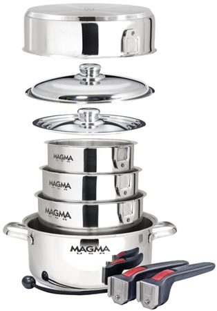 Magma A10-360L-IND 10-Piece Gourmet Nesting Induction Cookware Set