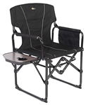 Faulkner 52284 Folding Director Camping Chair - Black