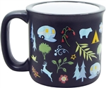 Camp Casual CC-004BLK Into The Woods Travel Mug