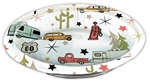 Camp Casual CC-007RB Road Trip Vintage RV Serving Bowls - 20 Ounce - 24 Piece