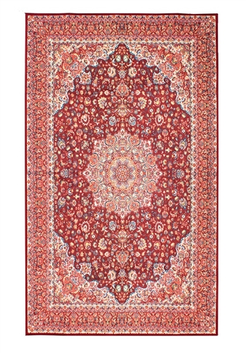 My Magic Carpet Kenya Ruby Washable Accent Rug, 3' x 5'