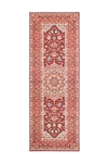 My Magic Carpet Kenya Ruby Washable Runner Rug, 2.5' x 7'