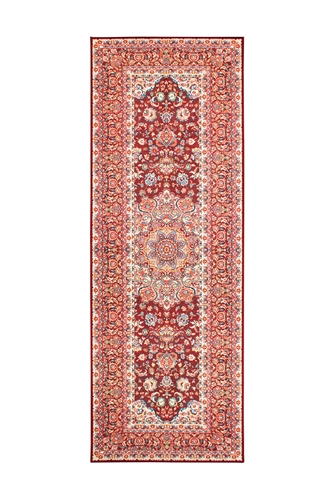 My Magic Carpet Kenya Ruby Washable Runner Rug, 2.5' x 7'