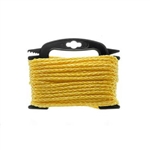 Attwood 11720-2 Hollow Braided Utility Line, 50 Ft, Yellow