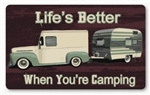 Stephan Roberts Life's Better When You're Camping Floor Mat - 18 x 30