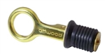 Attwood Snap-Handle Boat Drain Plug, 1" Diameter, Brass           