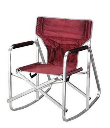 Ming's Mark SL1205-BURGUNDY Rocking Director's Chair