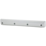 Attwood SoftSide PVC Straight Dock Fender/Bumper, 45" Length x 8-1/2" Width, White