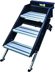 Lippert 791572 SolidStep Fold-Down RV Triple Steps - 25-28-7/8" Width