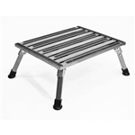 Safety Step F-08C-V Large Folding Step Stool- Silver Vein